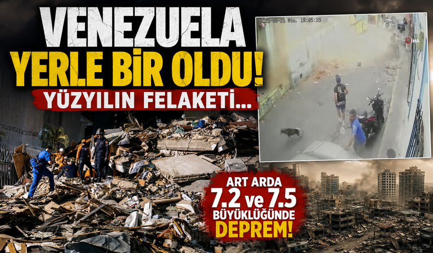 Venezuela Yerle Bir Oldu!  Yüzyılın Felaketi...