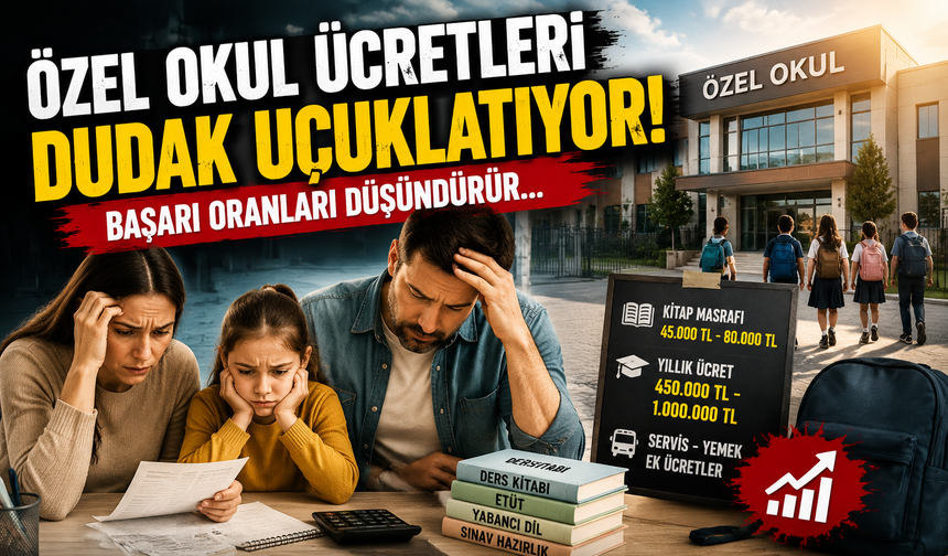 Özel okul ücretleri dudak uçuklatıyor!