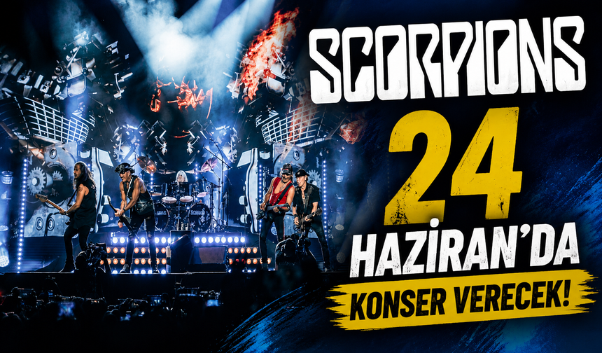 Scorpions, 24 Haziran'da İstanbul'da Sahne Alacak