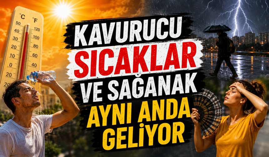 Hafta Sonu Hava Durumu Nasıl Olacak? Kavurucu Sıcak ve Sağanak Aynı Anda Geliyor