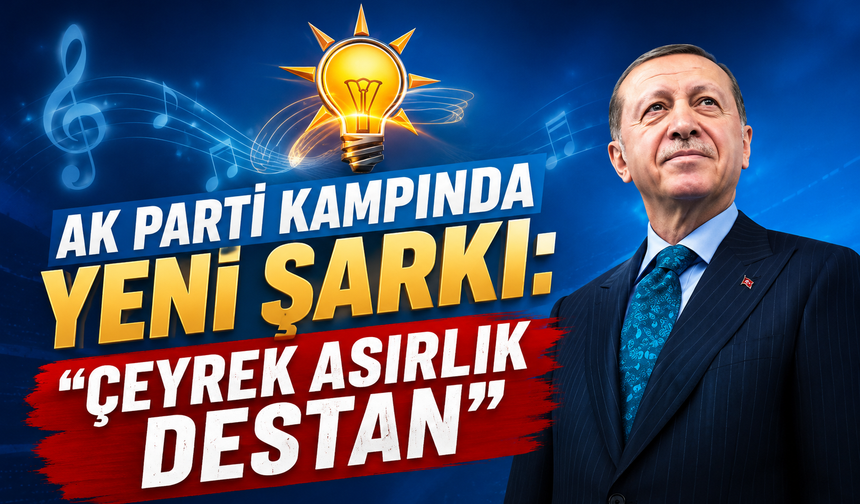 AK Parti kampında yeni şarkı: “Çeyrek Asırlık Destan”