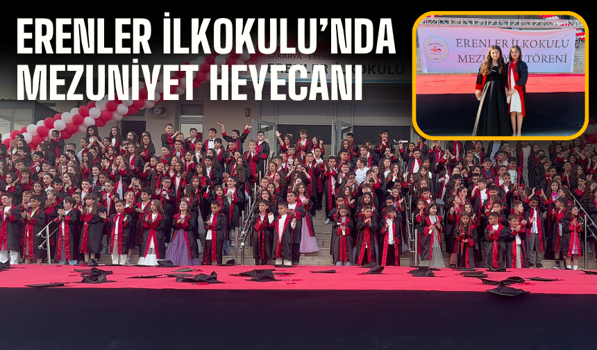 Erenler İlkokulu’nda Mezuniyet Heyecanı