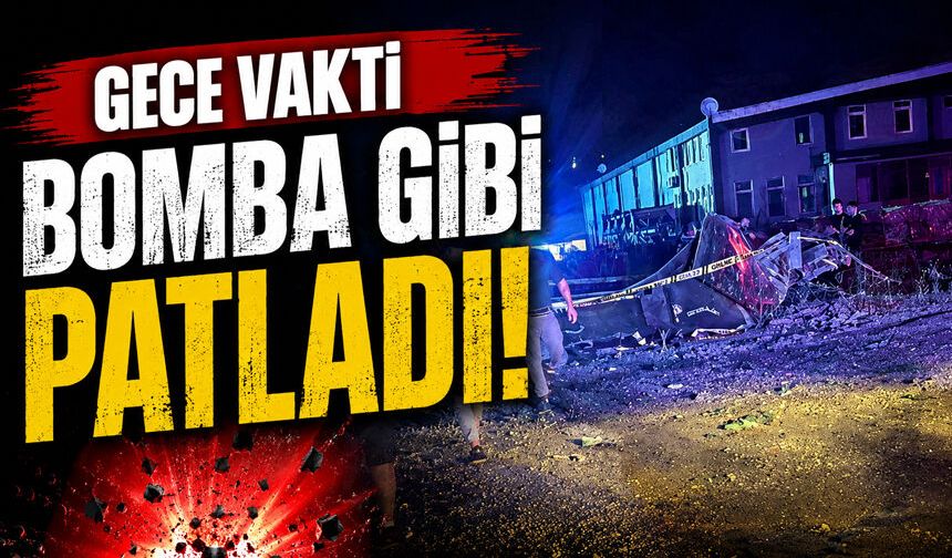 Geyve'de Korkutan Fabrika Patlaması!