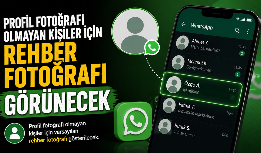 WhatsApp'tan Yeni Özellik! Profil Fotoğrafı Olmayan Kişiler İçin Rehber Fotoğrafı Görünecek