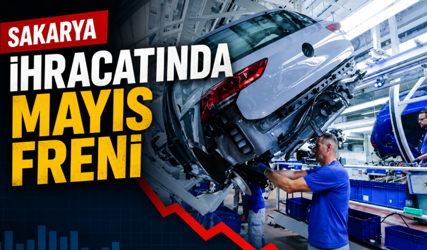 Sakarya İhracatında Mayıs Freni