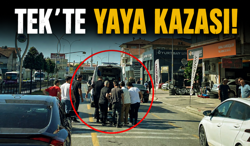 Adapazarı’nda Yayaya Otomobil Çarptı
