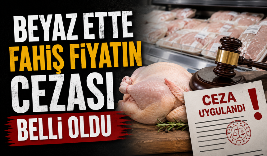 Beyaz Ette Fahiş Fiyatın cezası belli oldu