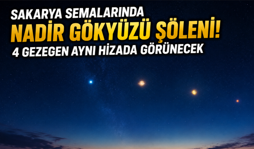 4 Gezegen Aynı Hizada Görünecek