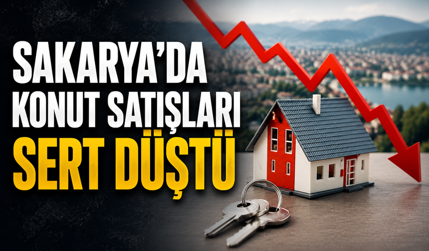 Sakarya’da Konut Satışları Sert Düştü
