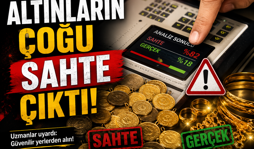 Satmak istediği altınlar ayarsız çıktı