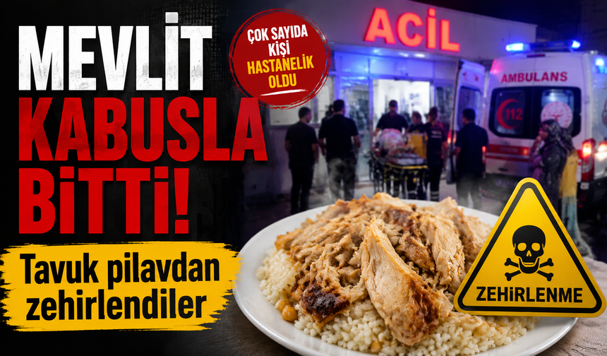 Hendek'te Mevlit Yemeği Sonrası 13 Kişi Hastanelik Oldu