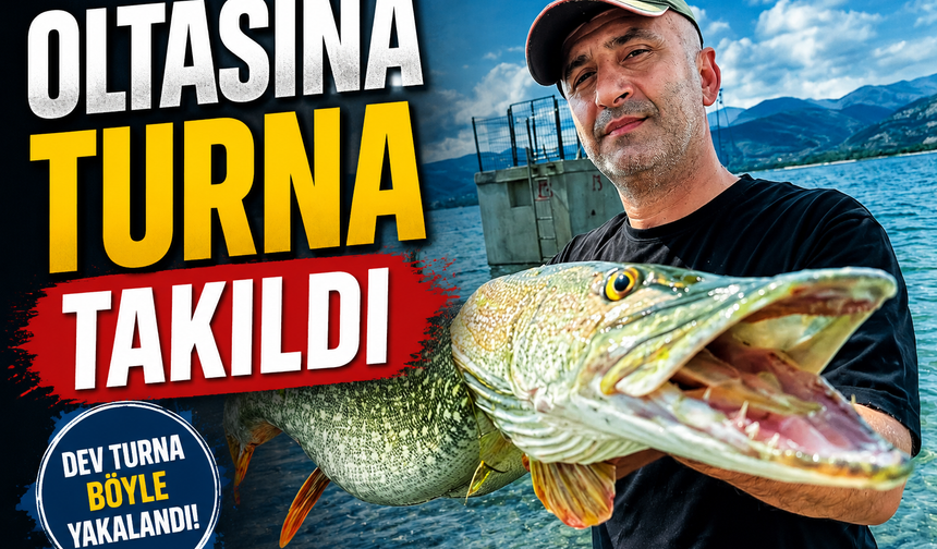Sapanca Gölü'nde Dev Turna Balığı Rekoru