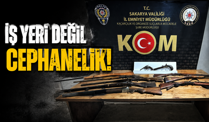 Adapazarı'nda Ruhsatsız Silah Operasyonu