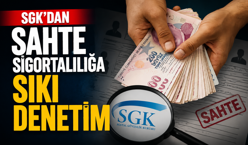 SGK’dan Sahte Sigortalılığa Sıkı Denetim