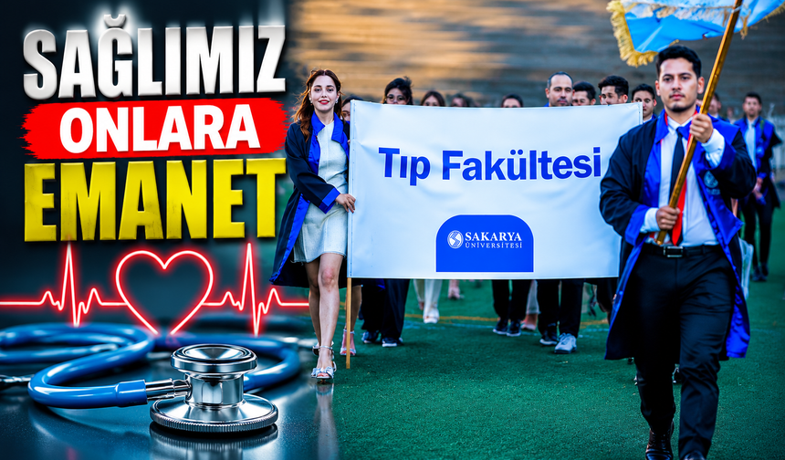 SAÜ Tıp Fakültesi’nde 153 Genç Hekim Mezuniyet Coşkusuyla Yemin Etti