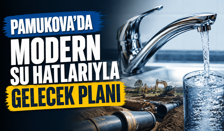 Pamukova'da modern su hatlarıyla gelecek planı