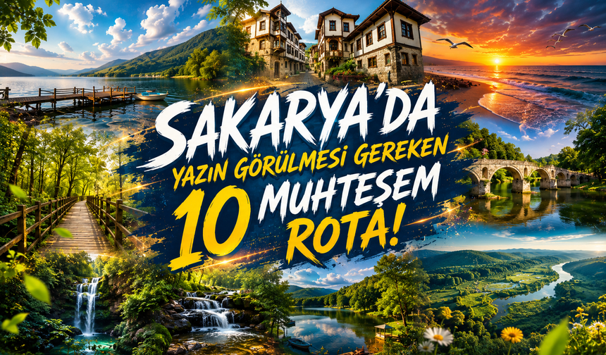 Sakarya'da Yazın Görülmesi Gereken 10 Muhteşem Rota!