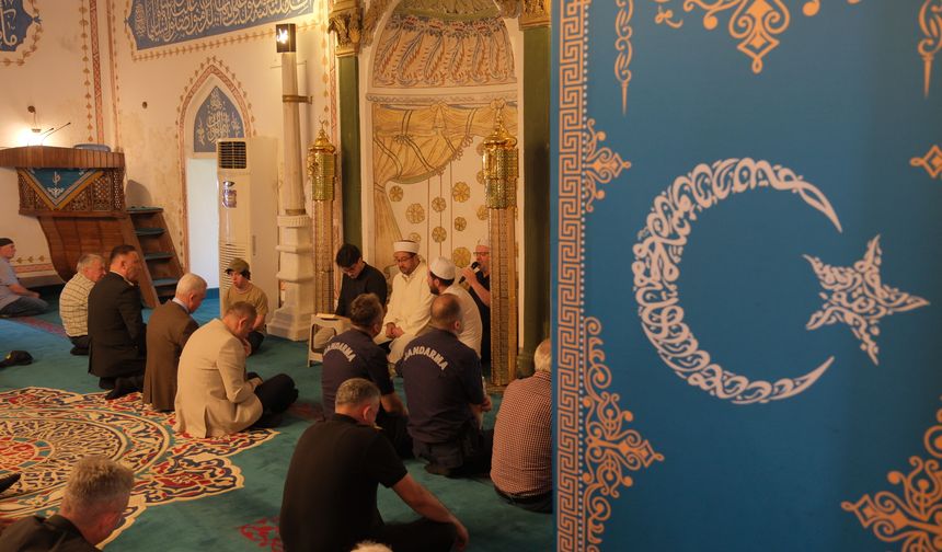 Kırklareli'nde jandarma teşkilatının kuruluş yıl dönümü dolayısıyla mevlit okutuldu