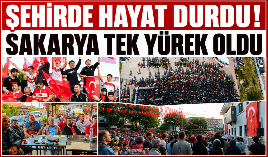 Şehirde Hayat Durdu! Sakarya Tek Yürek Oldu