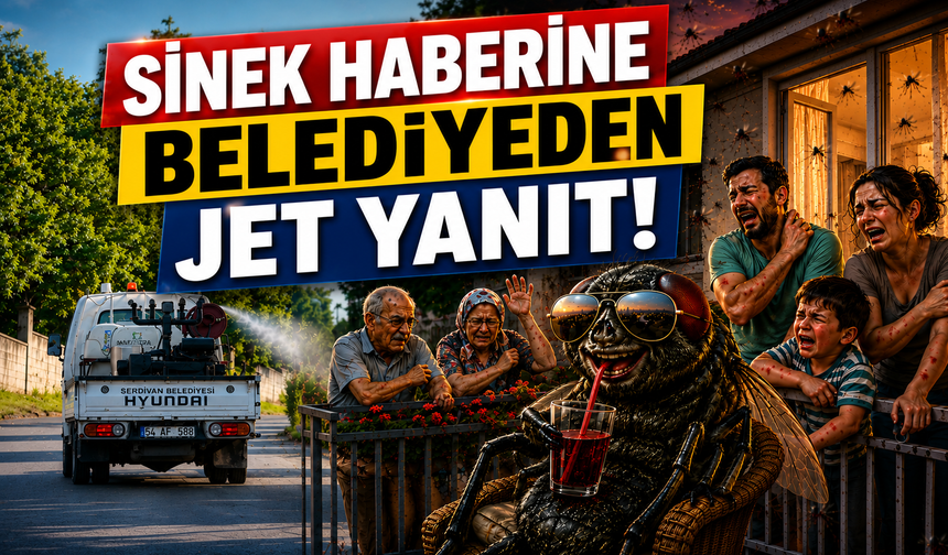 Sinek Haberine Belediyeden Jet Yanıt!