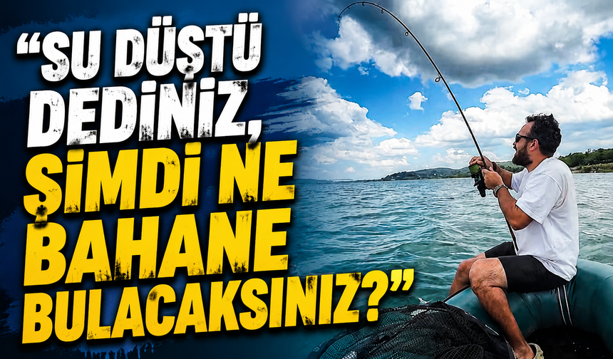 Sapanca Gölü'nde Su Seviyesi Yükseldi! "Su Düştü Dediniz, Şimdi Ne Bahane Bulacaksınız?"