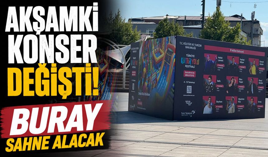 Haluk Levent yerine Buray konser verecek