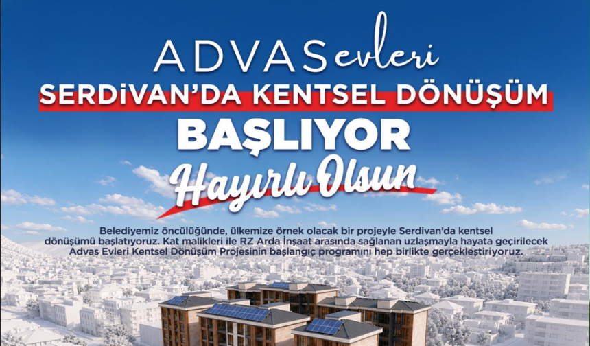 Serdivan’da Kentsel Dönüşüm Başlıyor: Başkan Çelik’ten Davet