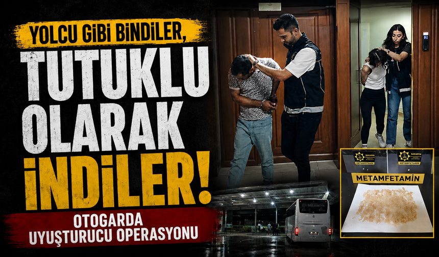 Yolcu gibi bindiler, tutuklu olarak indiler!