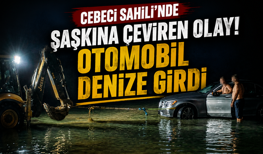 Cebeci Sahili'nde şaşkına çeviren olay!