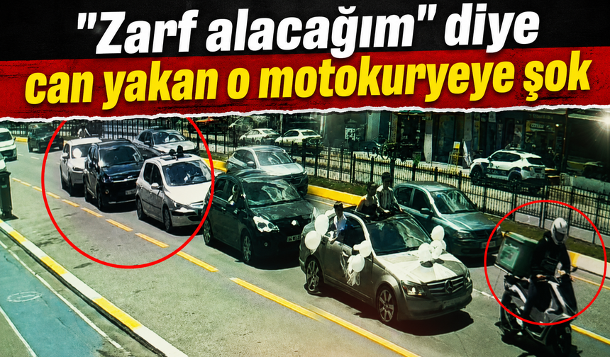 Bahşiş Zarfı İçin Dehşet Saçan Motokurye Yakalandı!