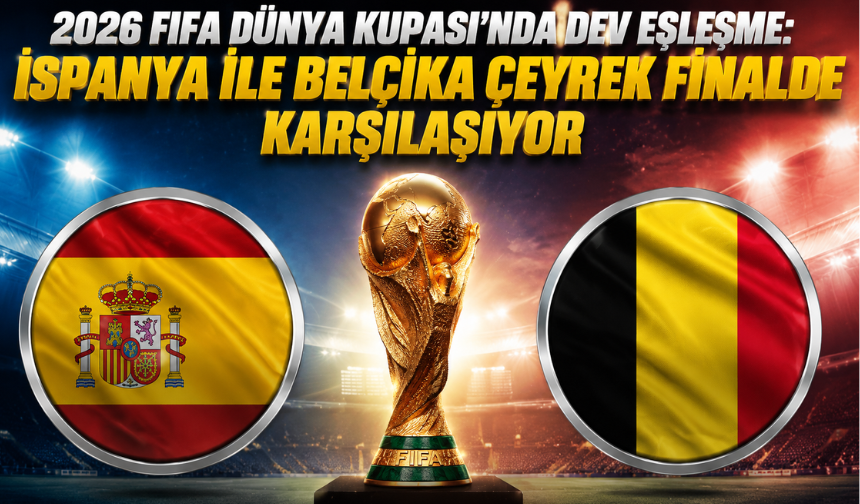 2026 FIFA Dünya Kupası’nda dev eşleşme: İspanya ile Belçika çeyrek finalde karşılaşıyor