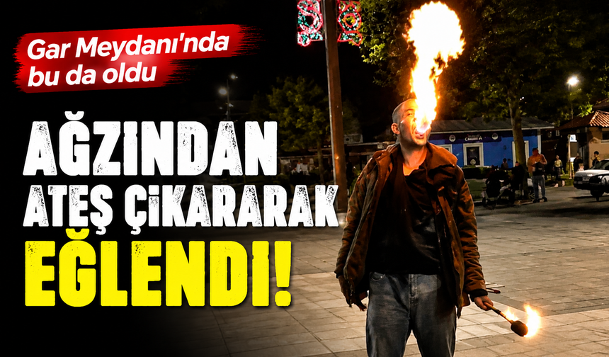 Vatandaşlar onu şaşkınlıkla izledi