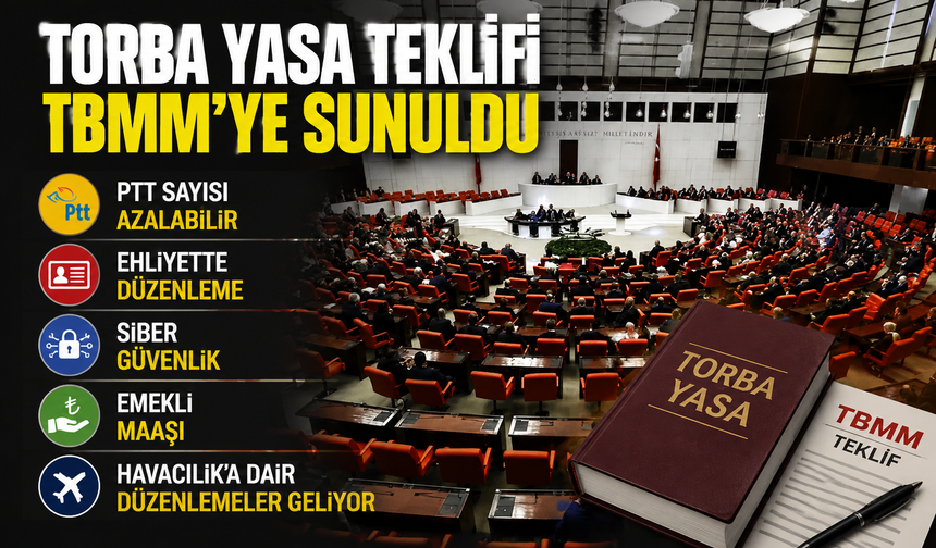 Torba Yasa Teklifi TBMM’ye Sunuldu: Emekli Maaşı, Ehliyet ve Siber Güvenlikte Kritik Düzenlemeler