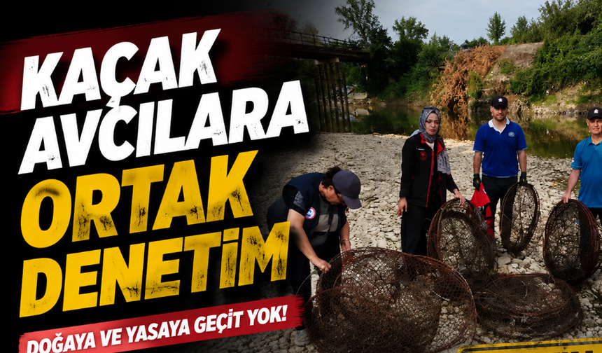 Melen Çayı’nda Kaçak Avcılığa Geçit Yok: 16 Pinter Ele Geçirildi