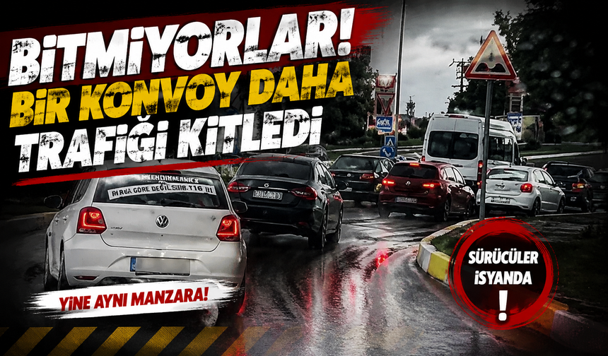 Sakarya’da Konvoy Trafiği Tepki Çekiyor