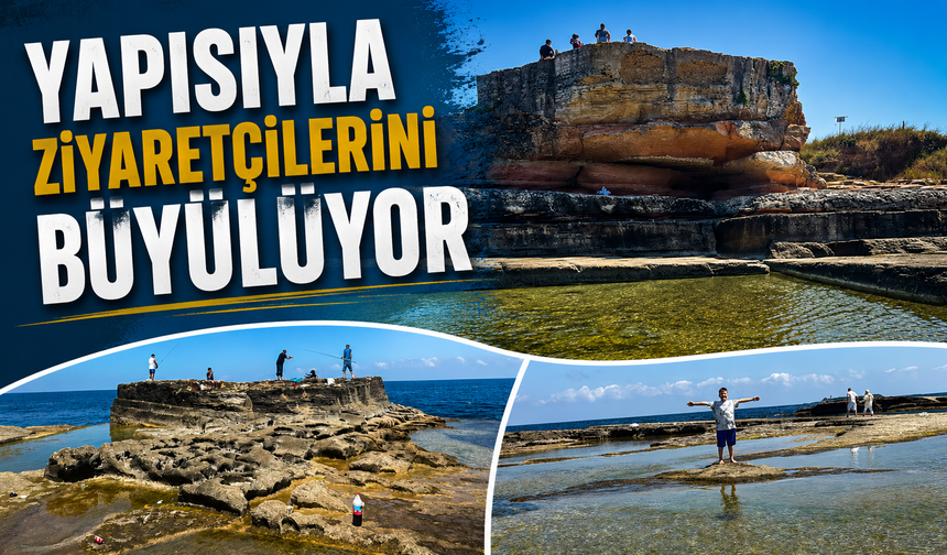 Pembe Kayalar ziyaretçilerini büyülüyor!