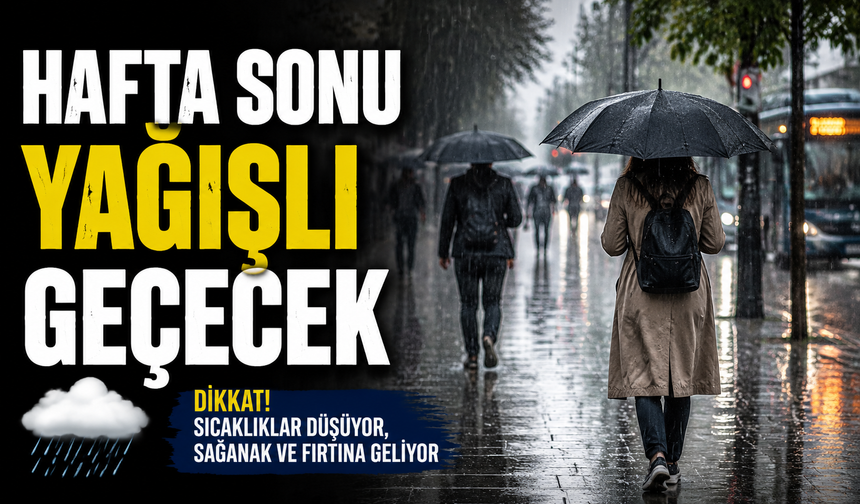 Sakarya’da Hafta Sonu Yağış Bekleniyor
