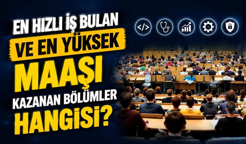En hızlı iş bulan ve en yüksek maaşı kazanan bölümler hangisi?