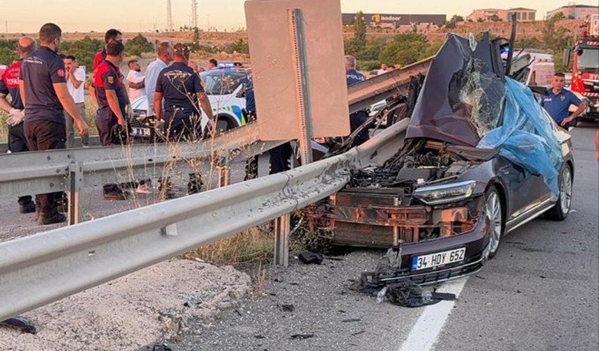 Düğün Konvoyunda Feci Kaza: 1 Ölü, 1’i Bebek 3 Yaralı