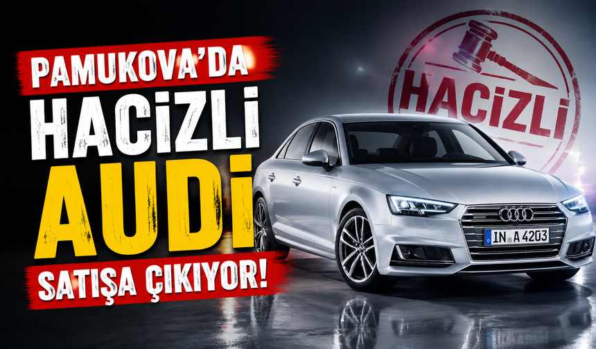 Pamukova’da Hacizli Audi Satışa Çıkıyor