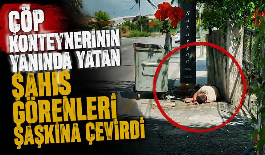 Yerde Hareketsiz Yatan Kişiyi Gören Vatandaşlar Endişelendi