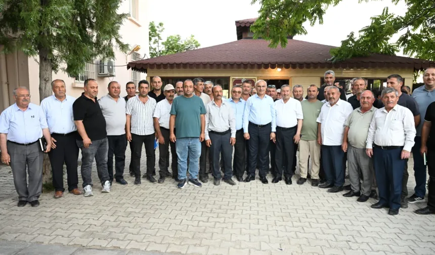 Malatya Büyükşehir'den Darende'ye anlamlı ziyaret