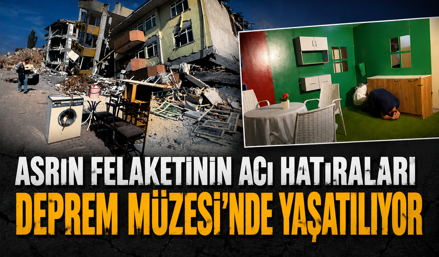 Asrın felaketinin acı hatıraları Deprem Müzesi’nde yaşatılıyor