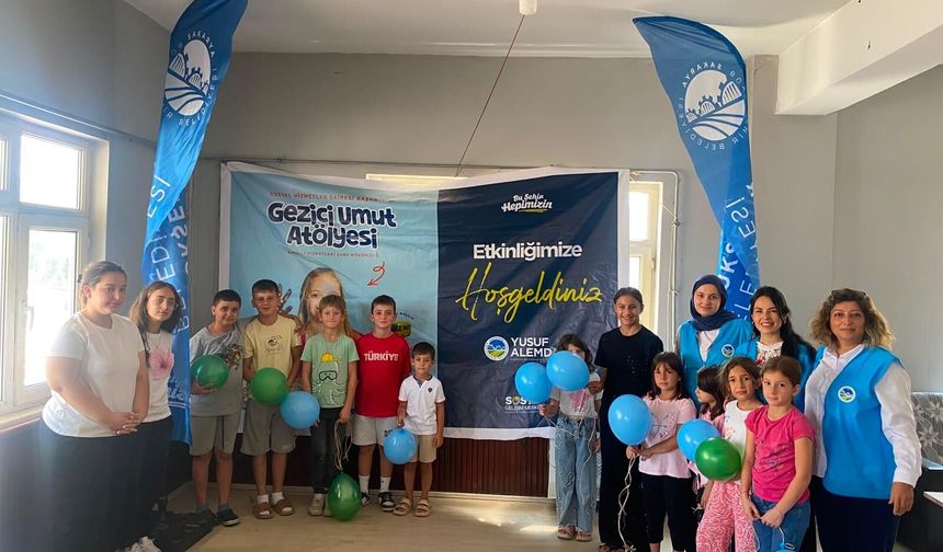 Gezici Umut Atölyesi 16 ilçeyi dolaştı