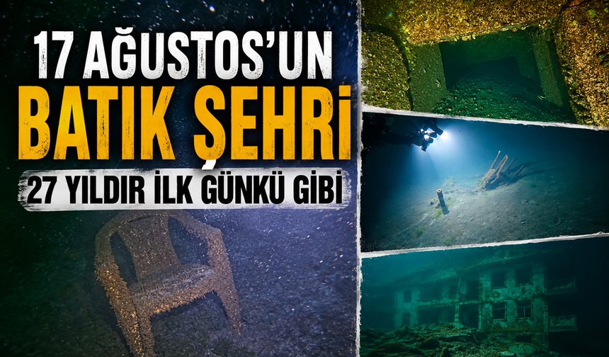27 Yıl Sonra Su Altında Kalan Şehir Görüntülendi