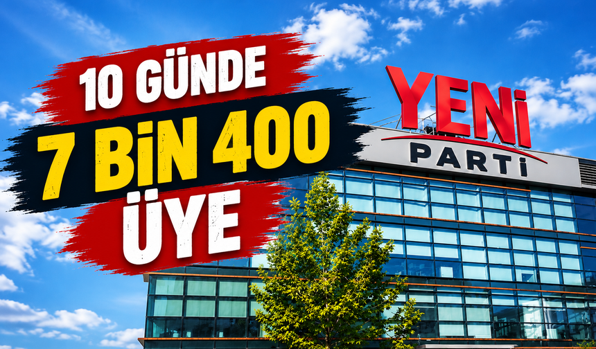 10 günde 7 bin 400 üye