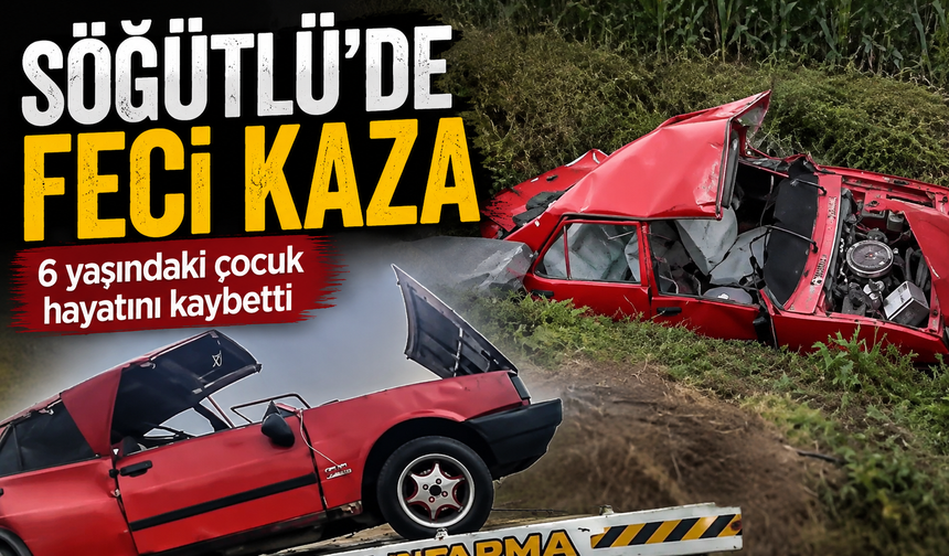 Söğütlü’de Feci Kaza