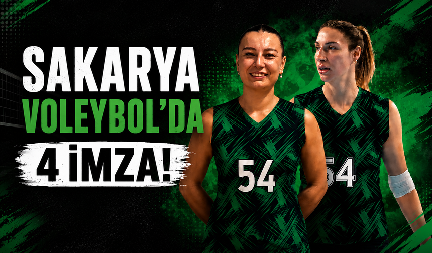 Sakarya Voleybol’da 4 imza! Sultanlar yeni sezona hazırlanıyor