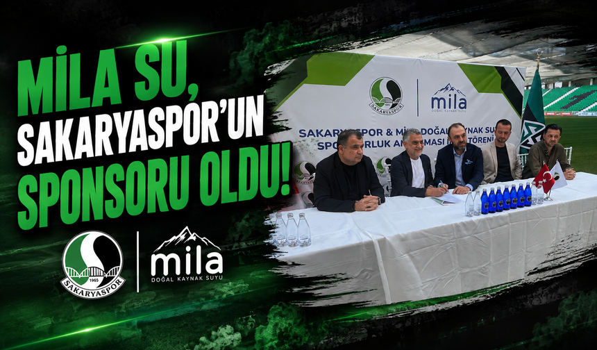 Mila Su’dan Sakaryaspor’a destek