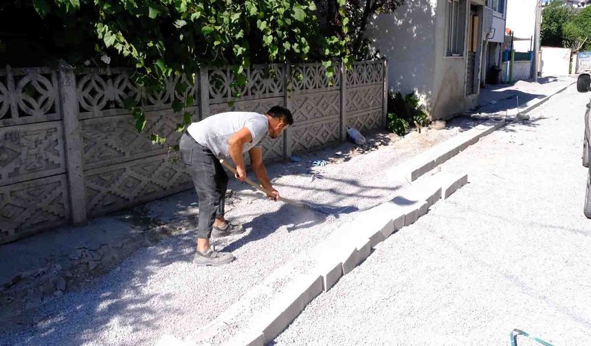 Akıncılar’da sokaklar güzelleşiyor